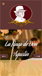 Mobile Screenshot of fincadedonagustin.com